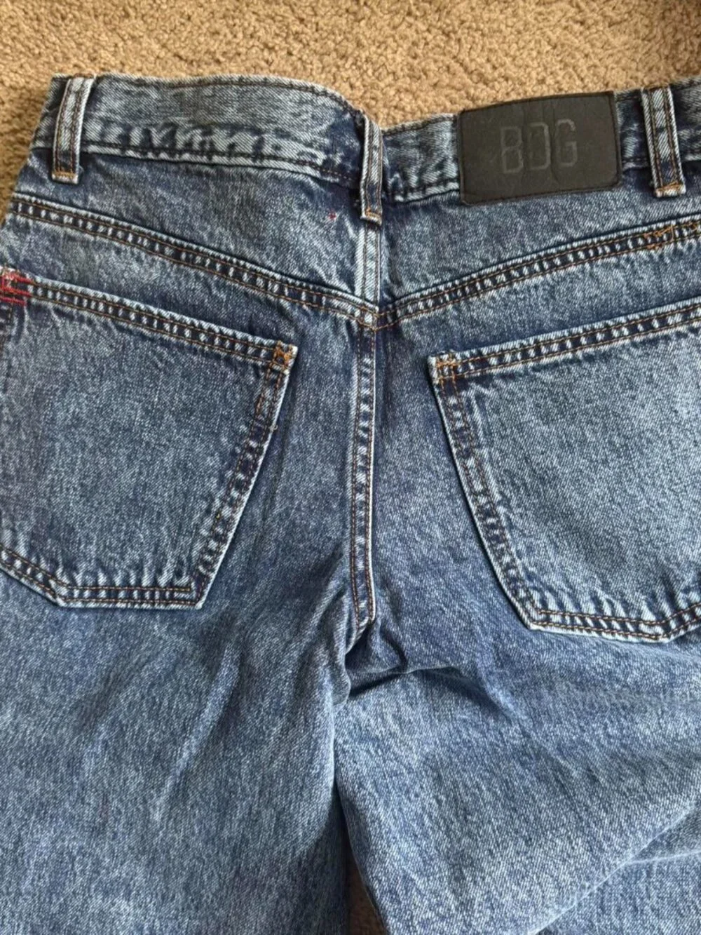 BDG Women's Blue and Navy Jeans